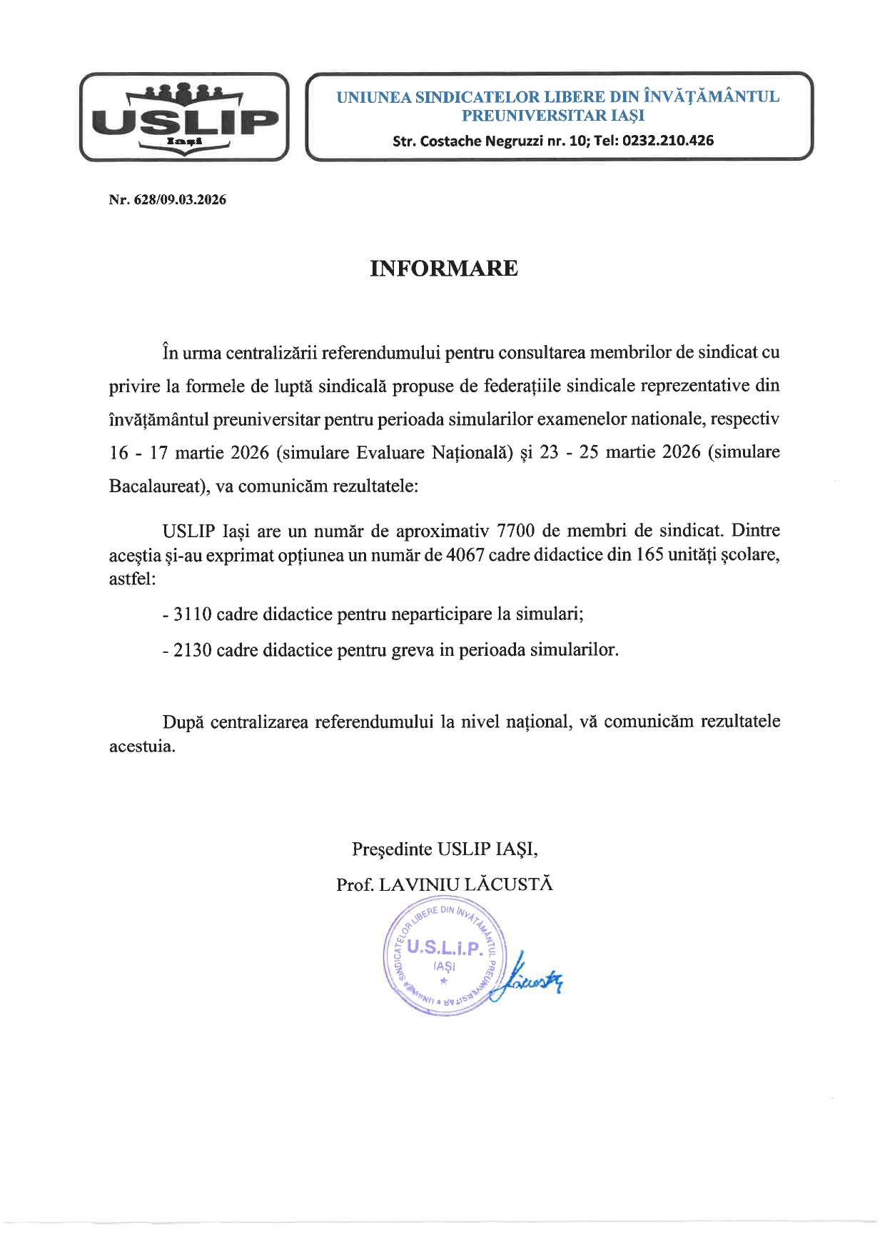 INFORMARE USLIP IAȘI page 0001